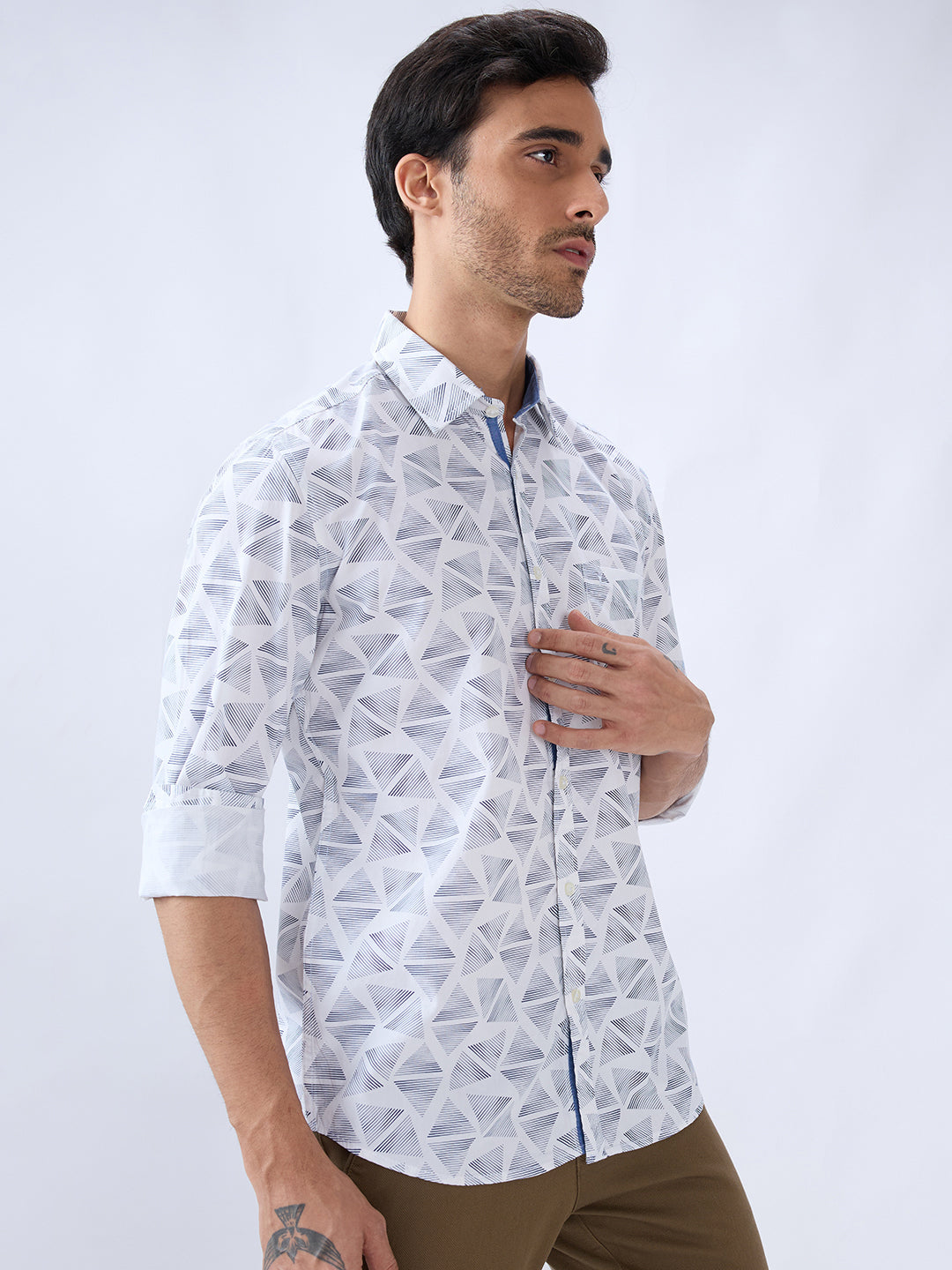 Parx White Casual Shirt