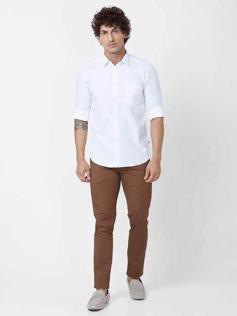 Parx White Casual Shirts