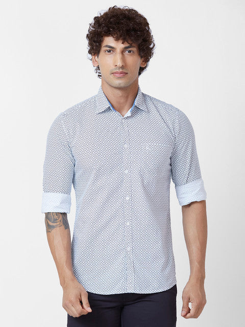 Parx White Casual Shirts