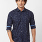 Parx Blue Casual Shirt