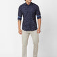 Parx Blue Casual Shirt