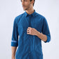 Parx Blue Casual Shirt