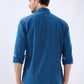 Parx Blue Casual Shirt
