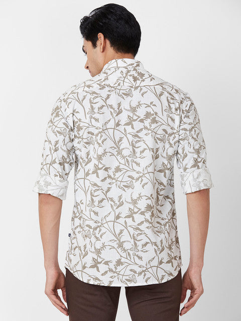 Parx White Casual Shirts