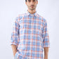 Parx Blue Casual Shirt
