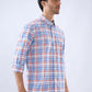 Parx Blue Casual Shirt