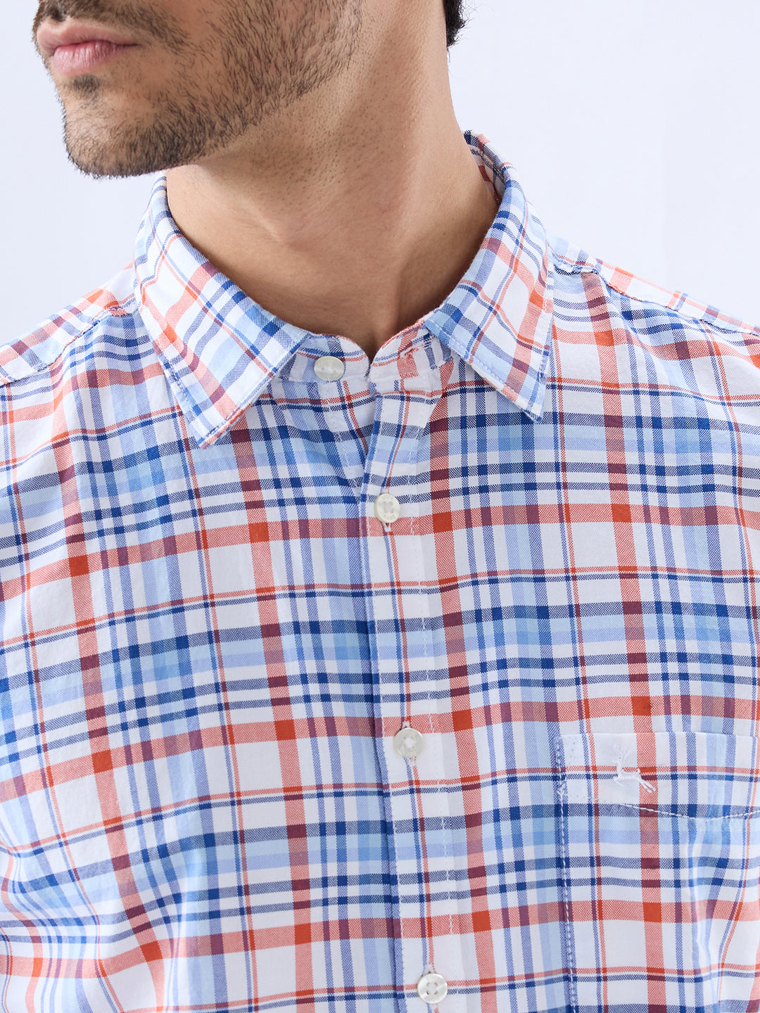 Parx Blue Casual Shirt