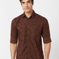 Parx Brown Casual Shirt