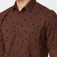 Parx Brown Casual Shirt