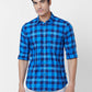 Parx Blue Casual Shirt