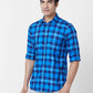 Parx Blue Casual Shirt