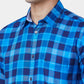 Parx Blue Casual Shirt