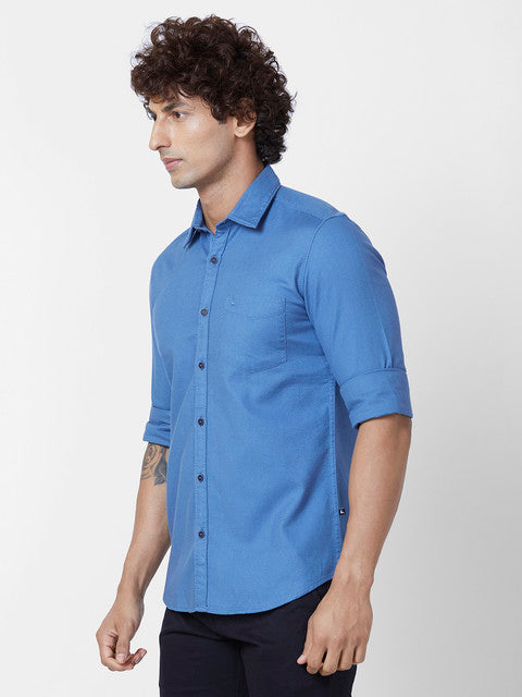 Parx Blue Casual Shirts