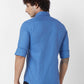 Parx Blue Casual Shirts
