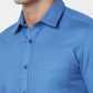 Parx Blue Casual Shirts