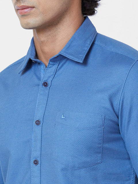 Parx Blue Casual Shirts