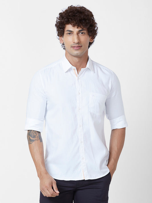 Parx White Casual Shirt