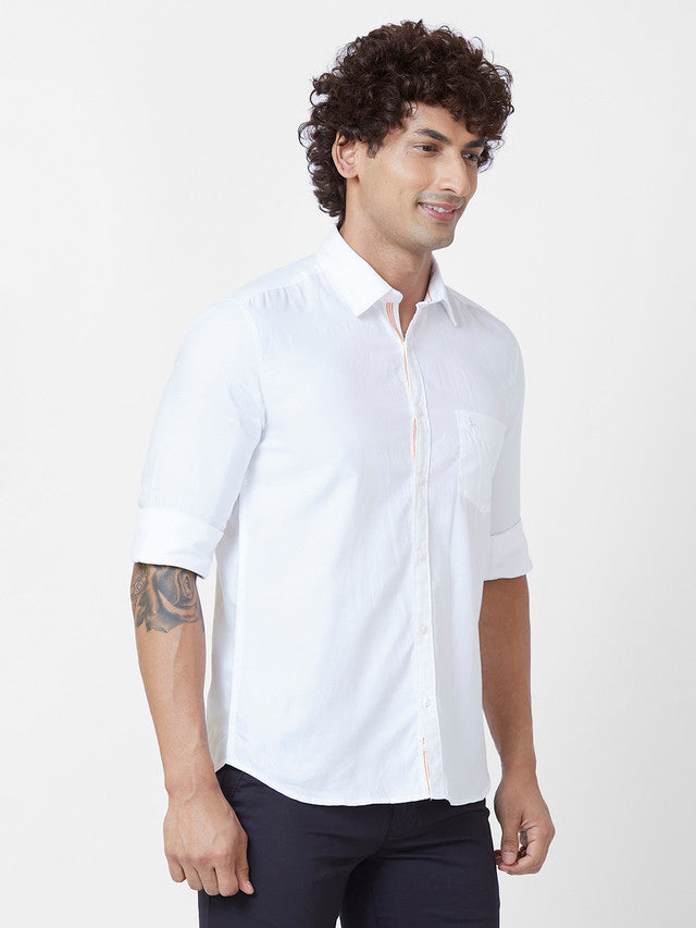 Parx White Casual Shirt