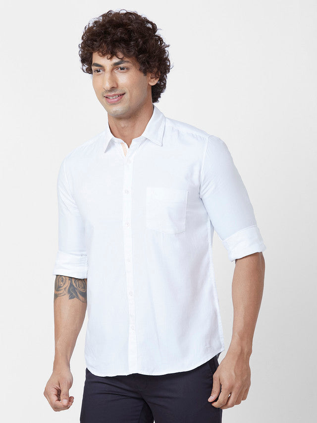 Parx White Casual Shirt