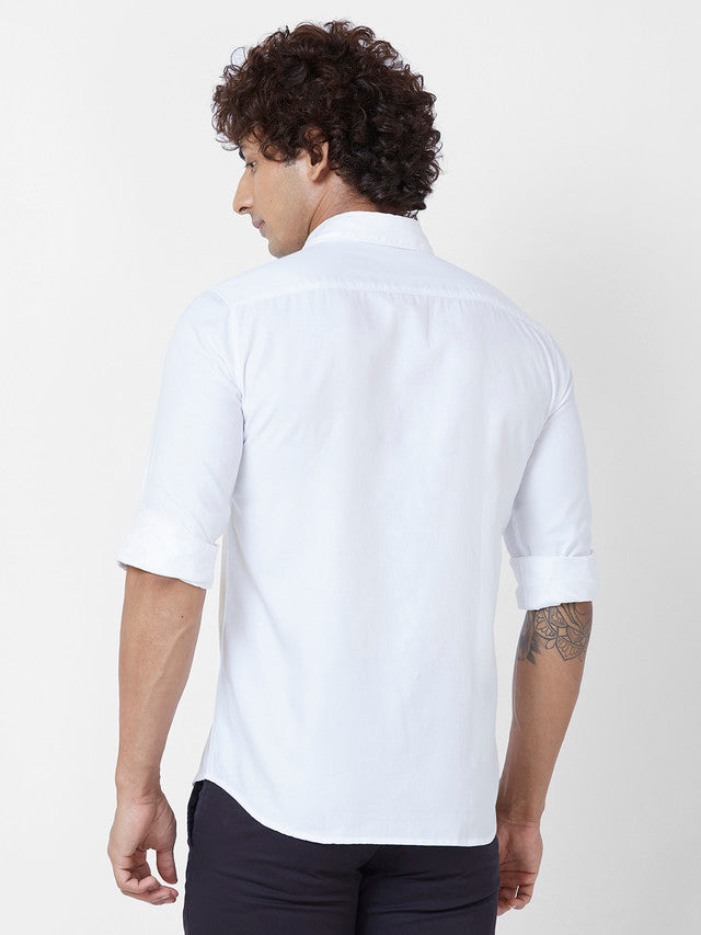 Parx White Casual Shirt