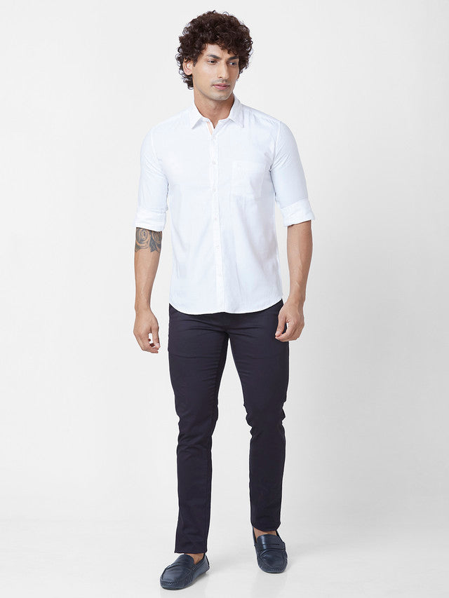 Parx White Casual Shirt