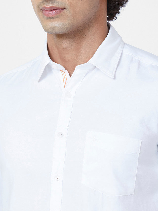 Parx White Casual Shirt