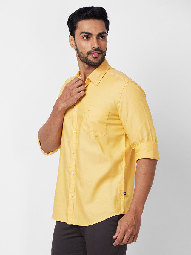 Parx Yellow Casual Shirt 