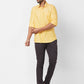 Parx Yellow Casual Shirt 