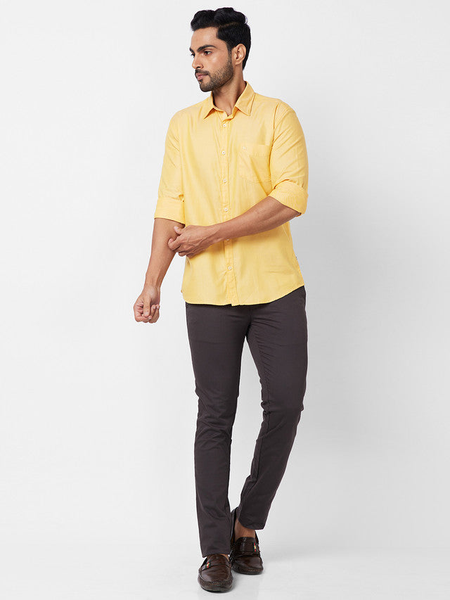 Parx Yellow Casual Shirt 