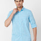Parx Blue Casual Shirts