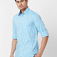 Parx Blue Casual Shirts