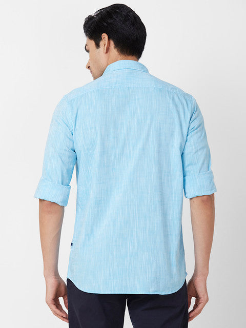 Parx Blue Casual Shirts