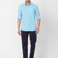 Parx Blue Casual Shirts