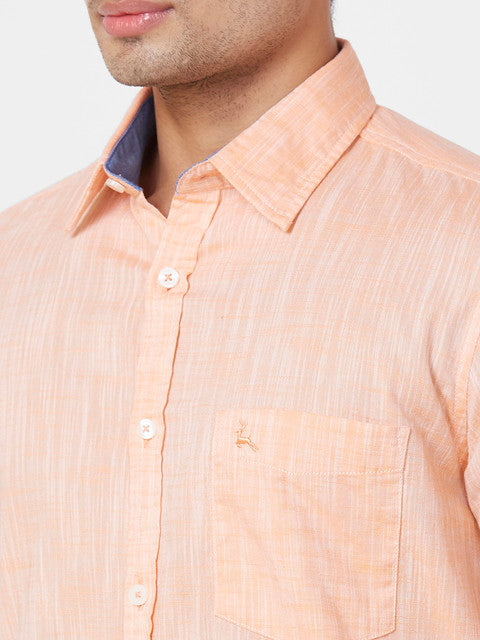 Parx Orange Casual Shirts