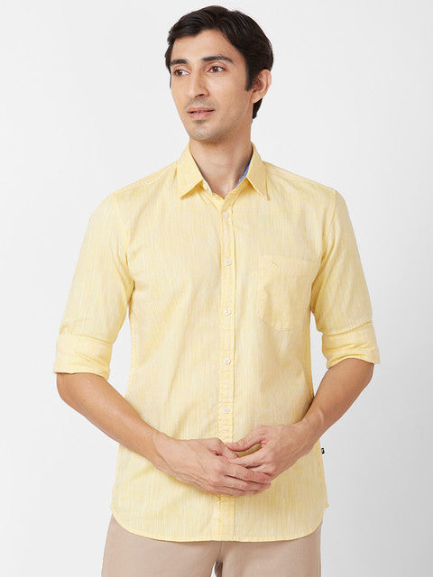 Parx Yellow Casual Shirts