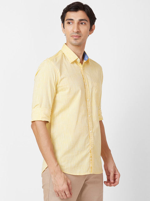 Parx Yellow Casual Shirts