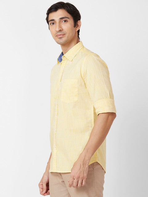 Parx Yellow Casual Shirts