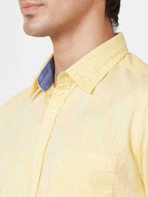 Parx Yellow Casual Shirts