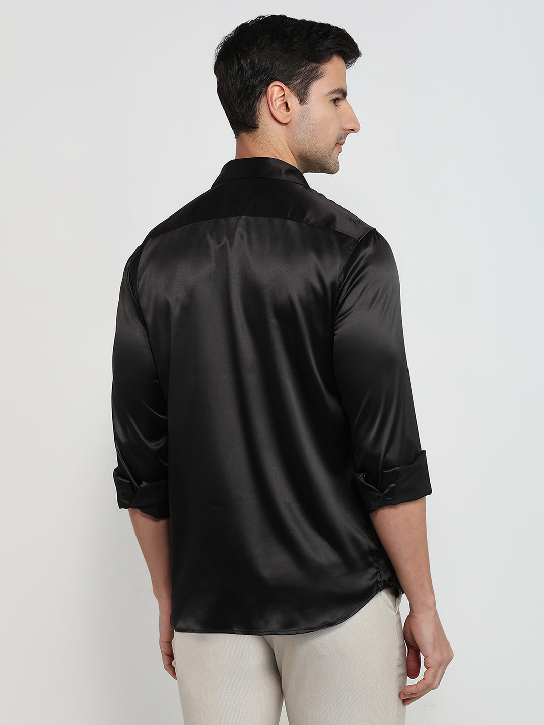 Parx Black Casual Shirt