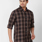 Parx Brown Casual Shirt