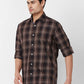 Parx Brown Casual Shirt