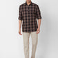 Parx Brown Casual Shirt