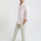 Parx Men Pink Solid Slim Fit Cotton Casual Shirt