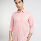 Parx Men Pink Solid Slim Fit Cotton Casual Shirt