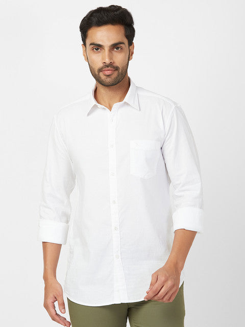 Parx White Casual Shirt