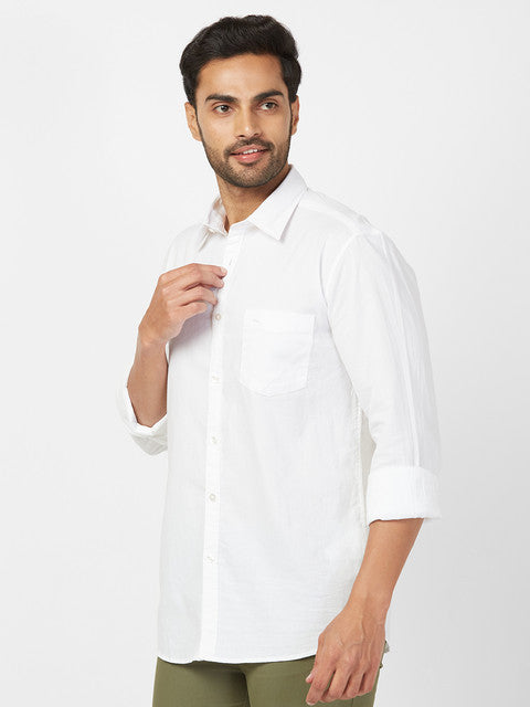 Parx White Casual Shirt