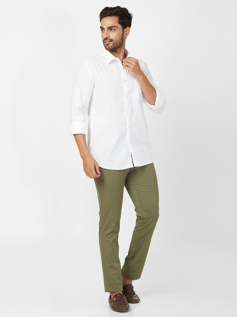 Parx White Casual Shirt