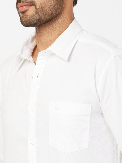 Parx White Casual Shirt