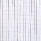 Parx White Checks Slim Fit Full Sleeve Cotton Shirt