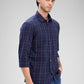 Parx Blue Casual Shirt 